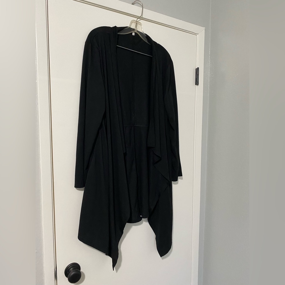Black cardigan